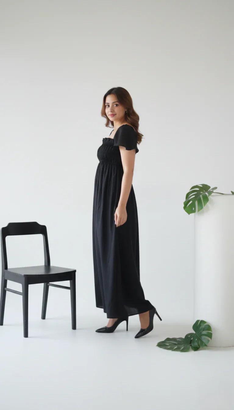 Black Aalya Maxi - Livonna Fashion