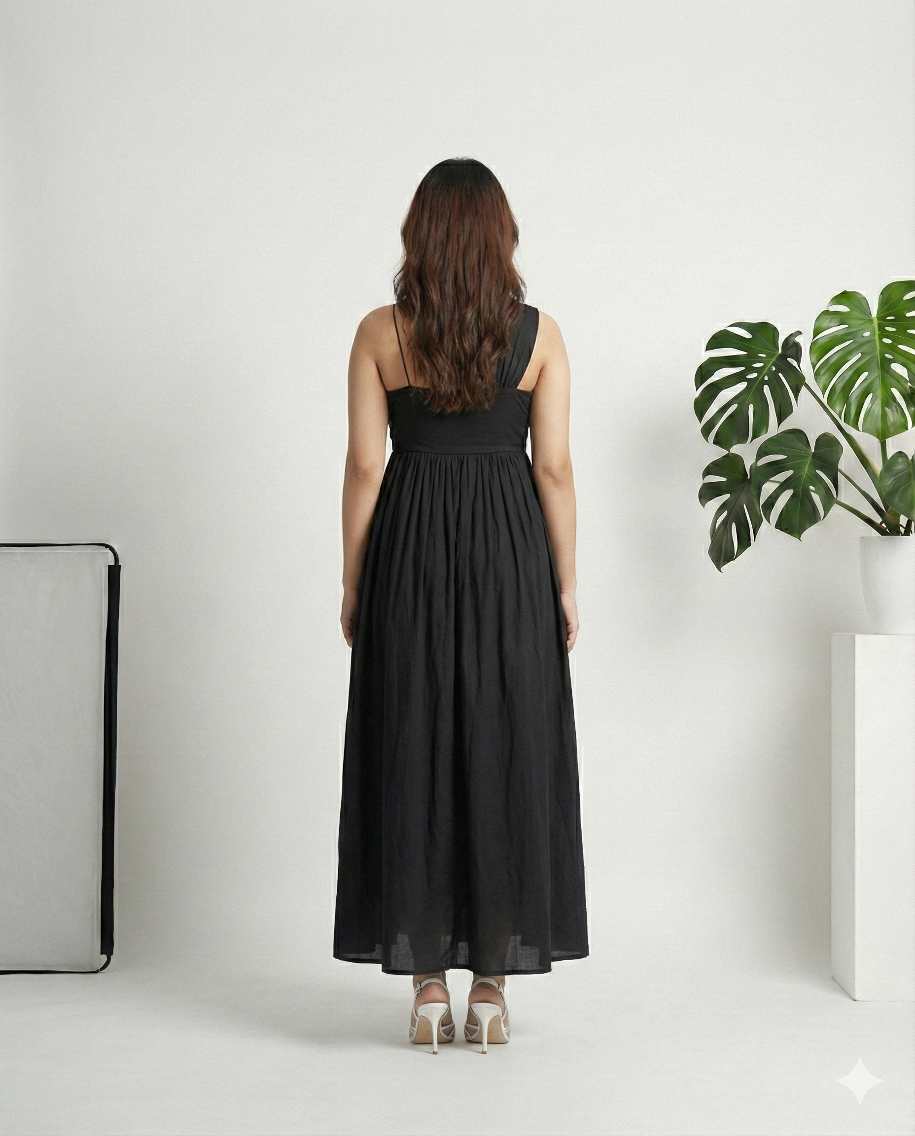 Black Wrap Maxi