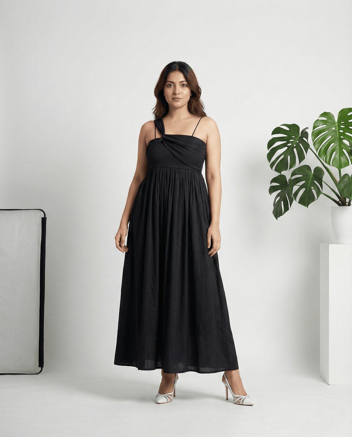 Black Wrap Maxi