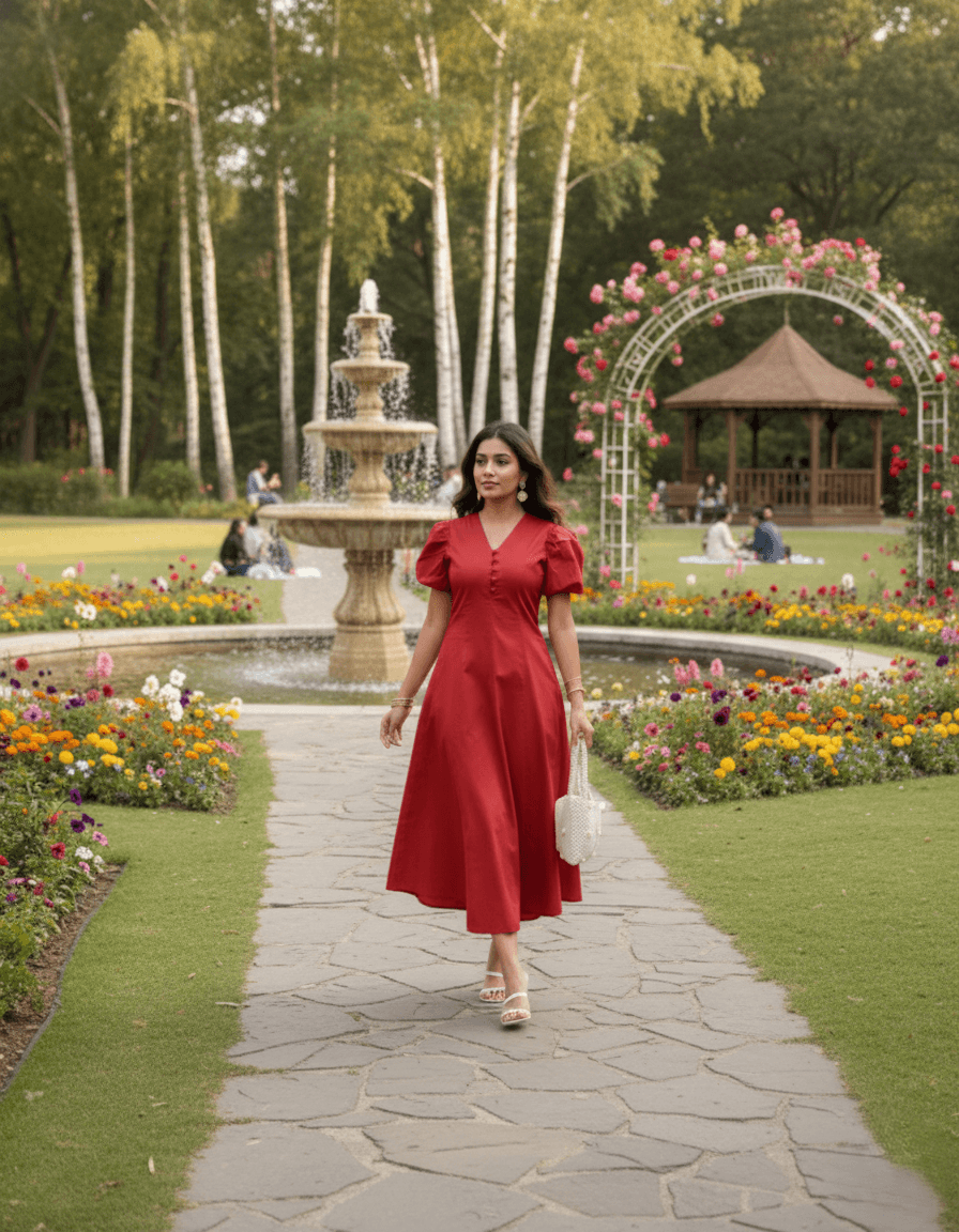Red Summer Maxi