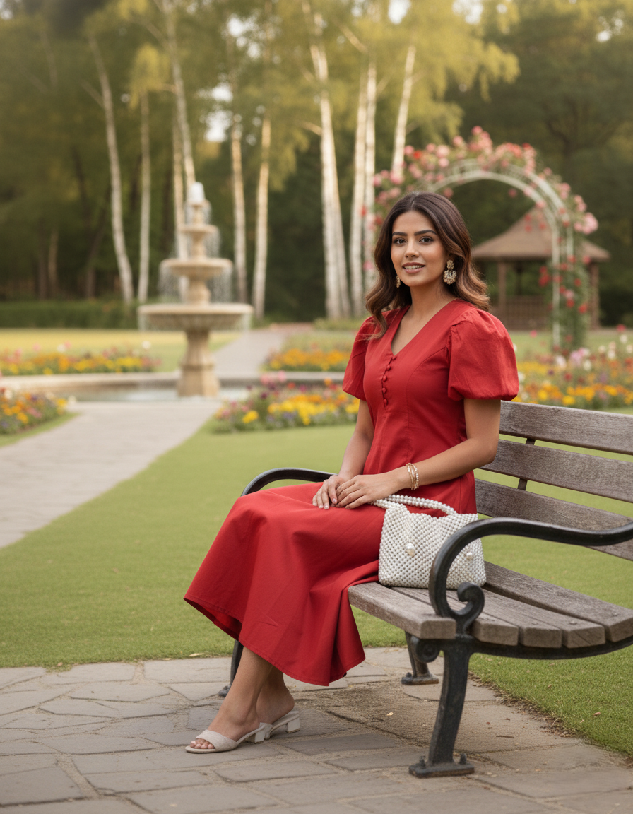 Red Summer Maxi