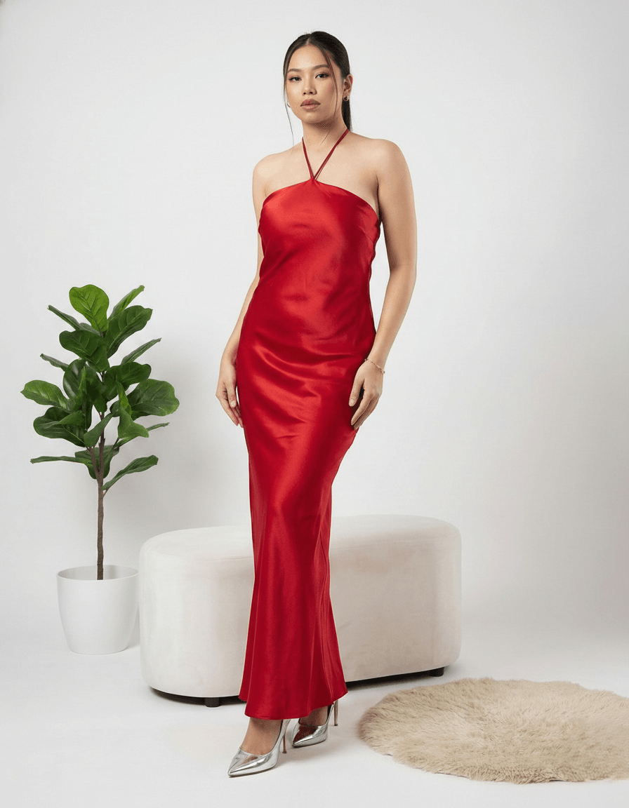 Rose Red Dress