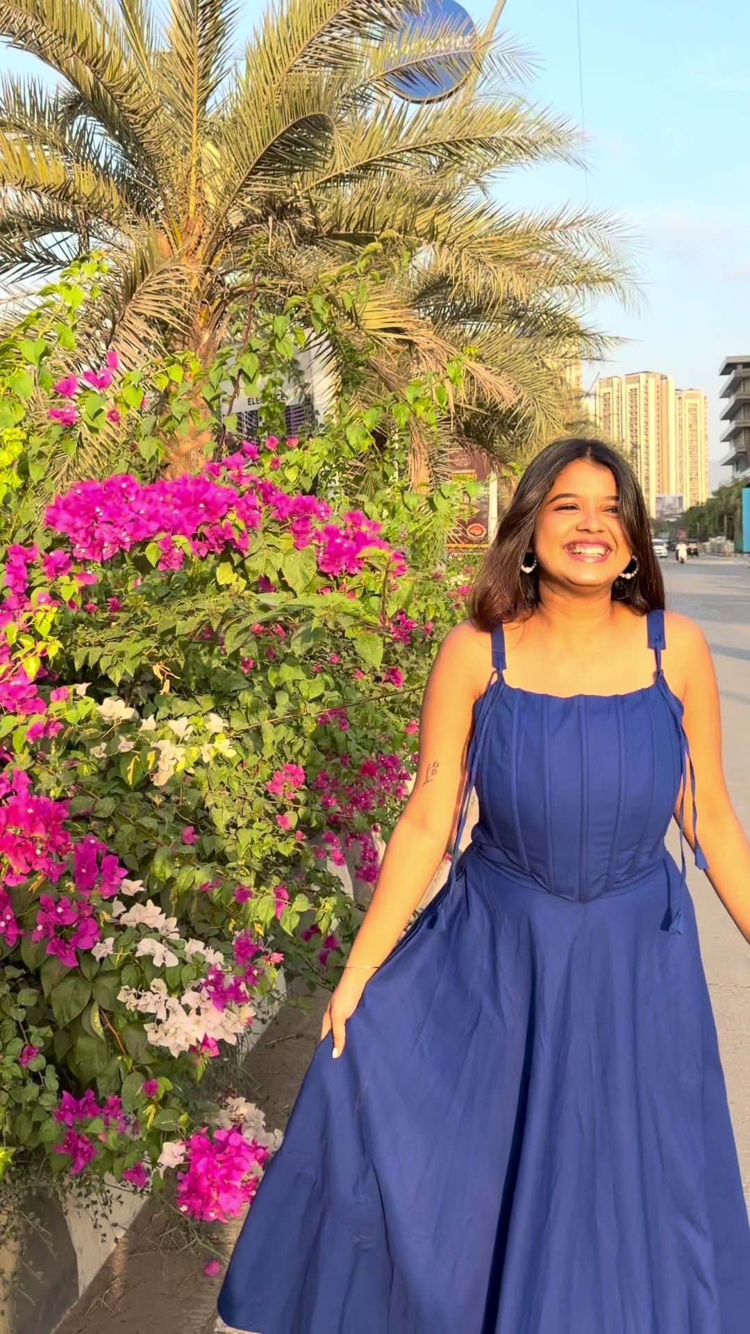 Royal Blue Corset Dress